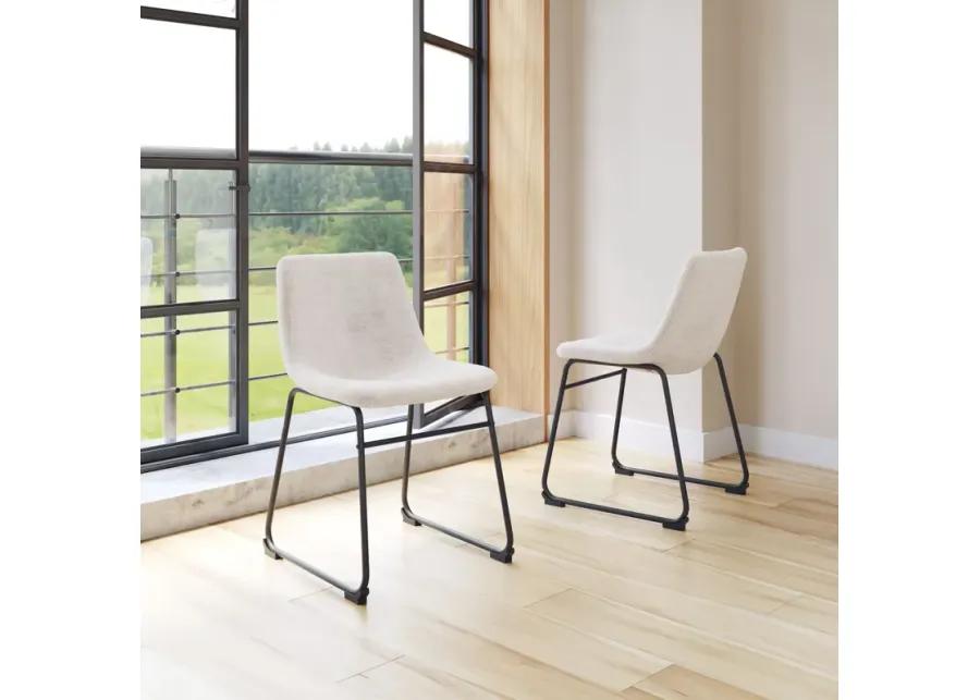 Smart Dining Chair (Set of 2) Ivory