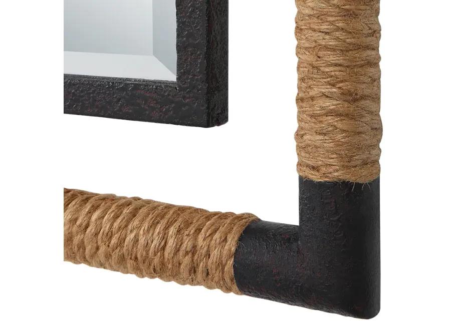 Melville Iron & Rope Tall Mirror