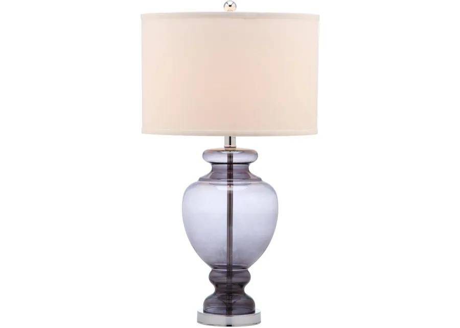 Morocco Grey 27-Inch H Glass Table Lamp - Set of 2