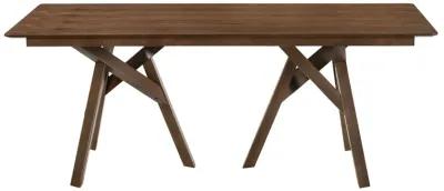 Cortina and Rowan 5 Piece Walnut Rectangular Dining Set