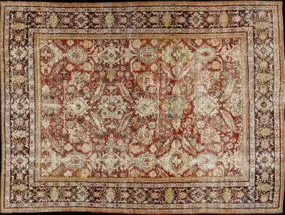 Antique One of a Kind AOOAK-1619 9' x 11'2" Handmade Rug