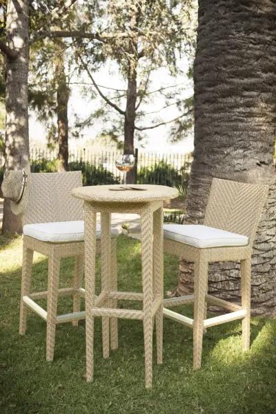 Panama Jack Austin 3-Piece Round Pub Table Set with Cushions