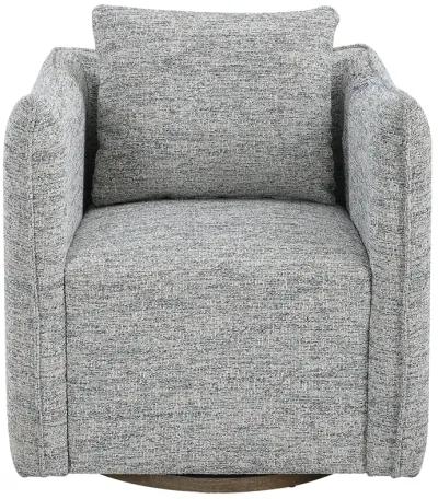 Corben Blue Swivel Chair