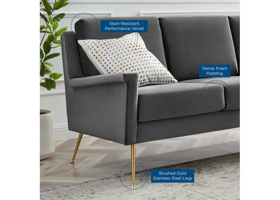 Chesapeake Performance Velvet Sofa