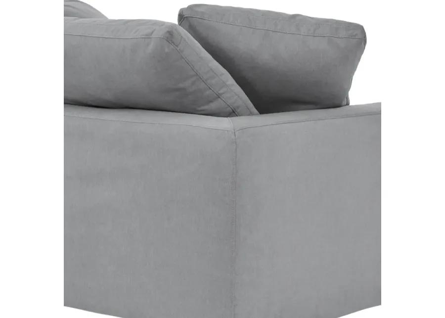 Liberty 51.5" Upholstered Chair and a Half in Slate Gray