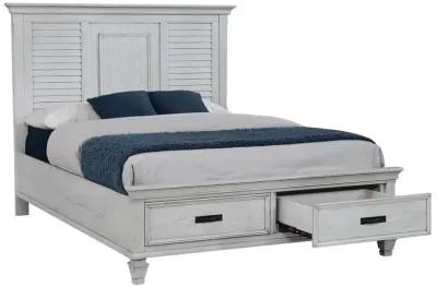 Franco California King Storage Bed Antique White