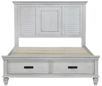 Franco California King Storage Bed Antique White