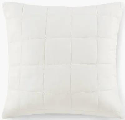 Croscill Casual Gema Soft White European Pillow Sham