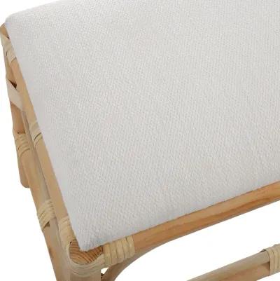 Laguna Small White Bench