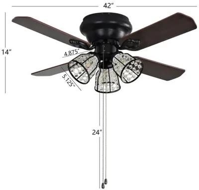 PEARLA CEILING LIGHT FAN