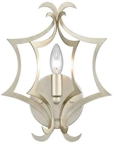 Delray 13" High 1-Light Sconce - Aged Silver