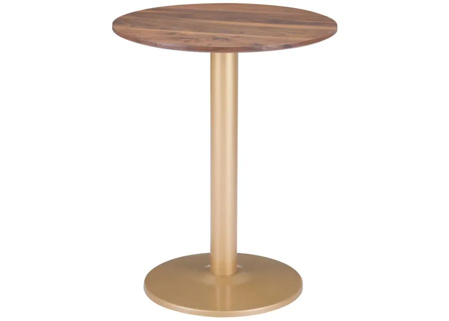 Alto Bistro Table Brown & Gold