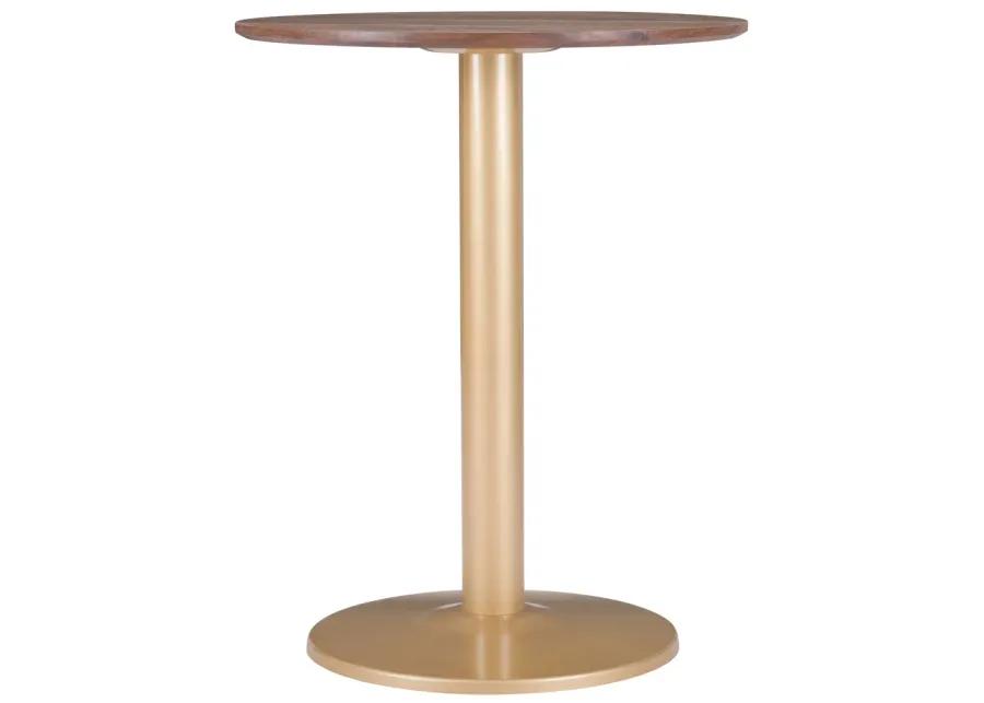 Alto Bistro Table Brown & Gold