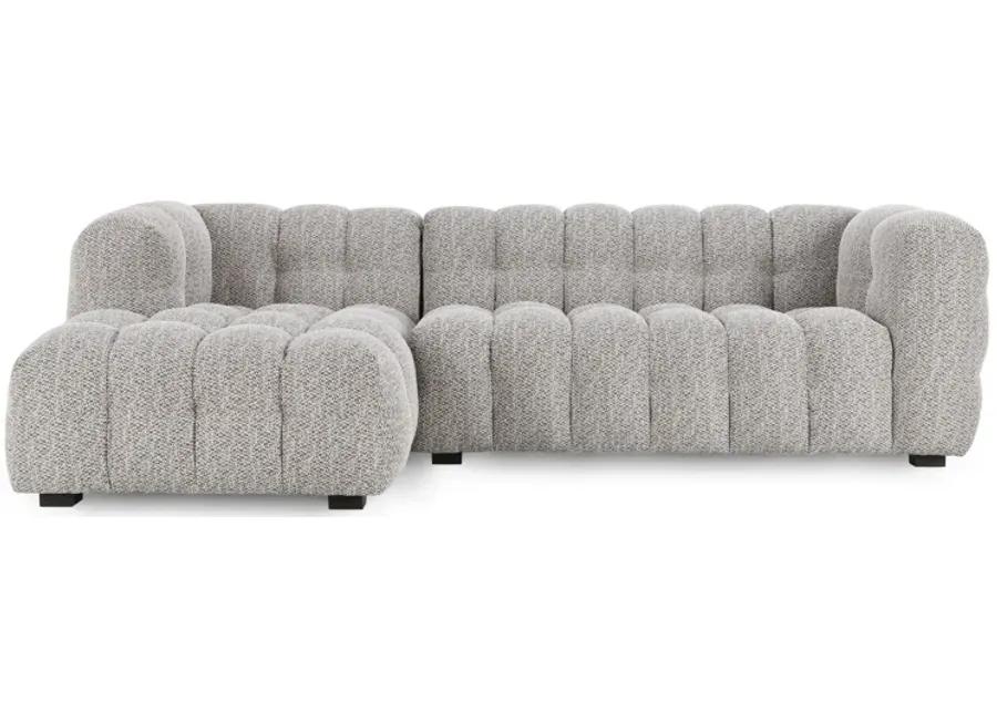 Walter Sectional w/LAF Chaise Heathered Gray