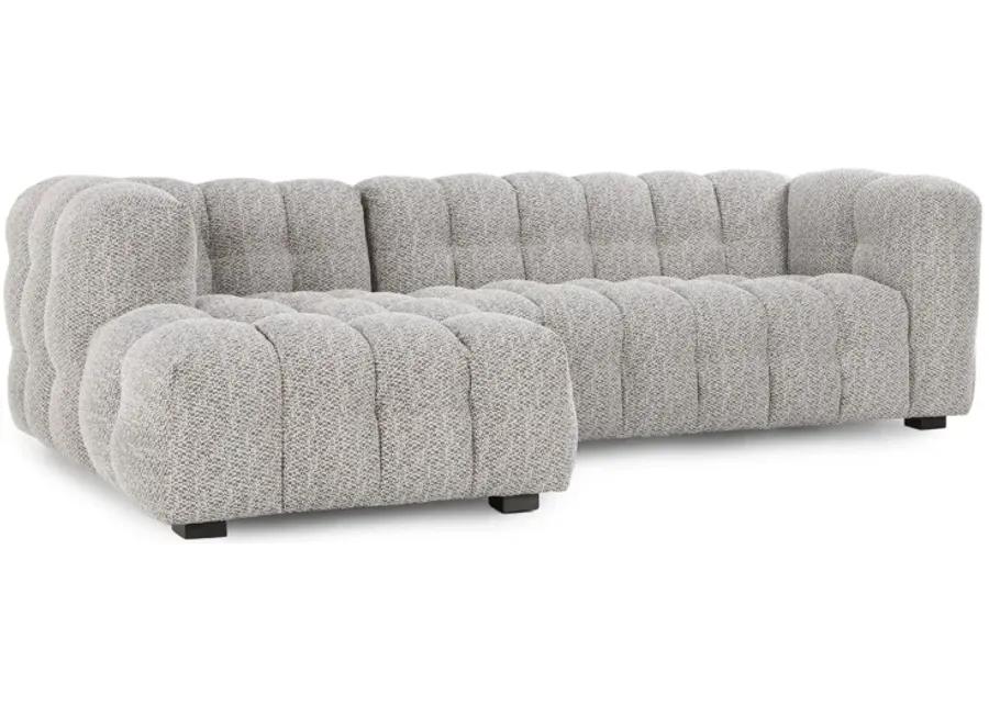 Walter Sectional w/LAF Chaise Heathered Gray