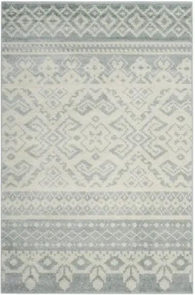 Adirondack Contemporary Slate / Ivory 2'-6" X 4' Powerloomed Rug