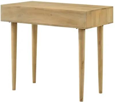 Abbey Rectangular 2-Drawer Accent Writing Desk Natural