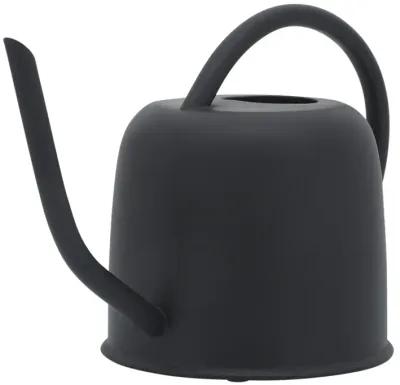 Metal 7"h Watering Can, Black