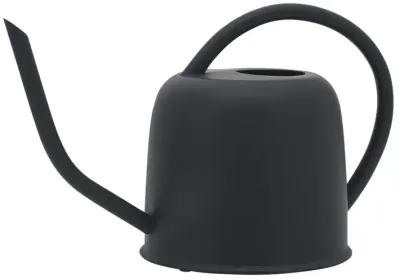 Metal 7"h Watering Can, Black