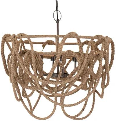 Macon 26" Wide 4-Light Pendant - Natural