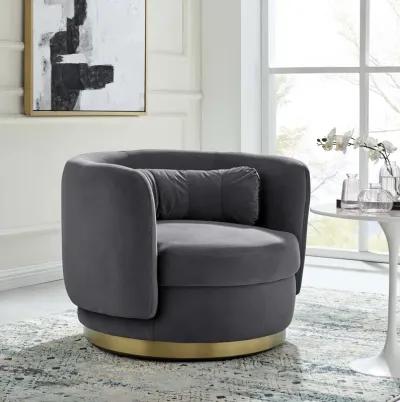 Relish Performance Velvet Performance Velvet Swivel Chair