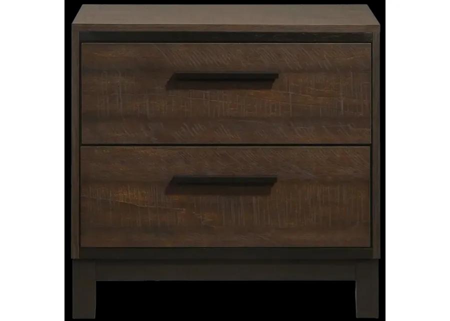 Alexandria 2-Drawer Nightstand 