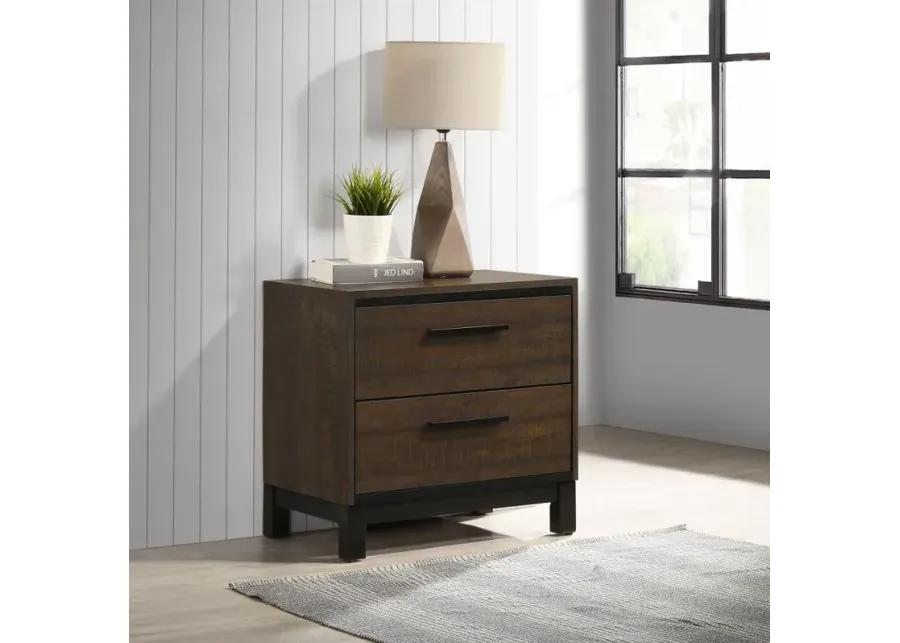 Alexandria 2-Drawer Nightstand 