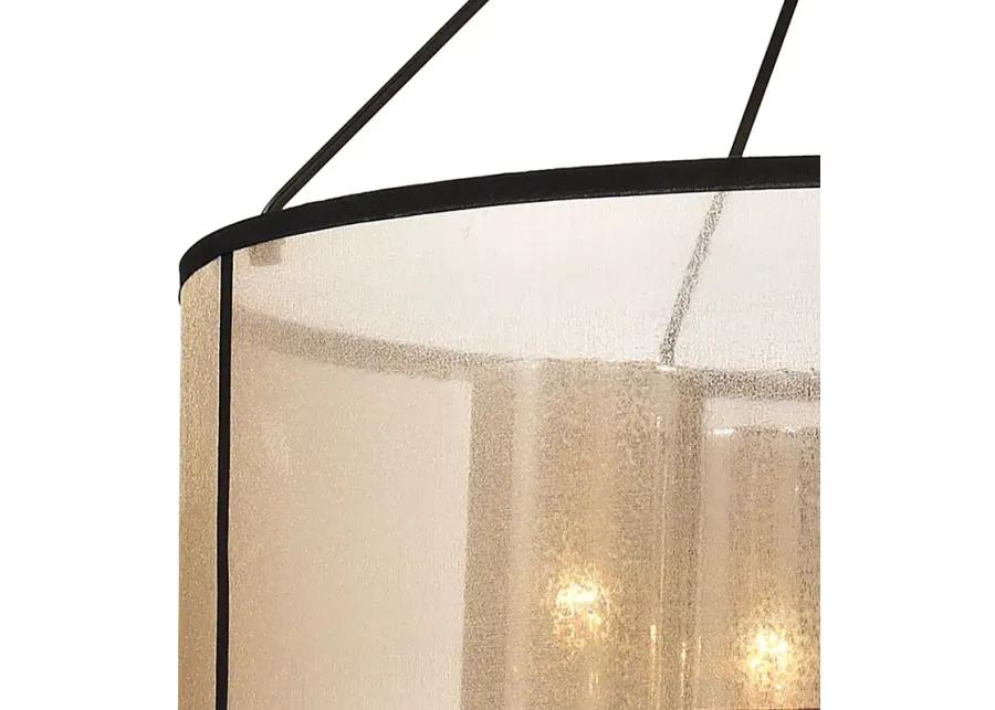 Diffusion 24" Wide 4-Light Chandelier - Oil Rubbed Bronze