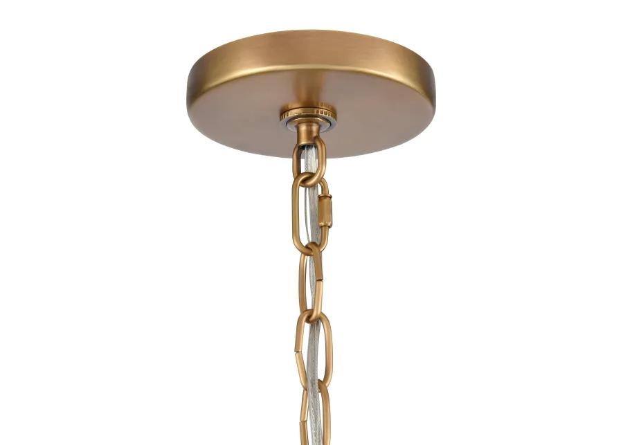 Cecil 28'' Wide 8-Light Chandelier - Natural Brass