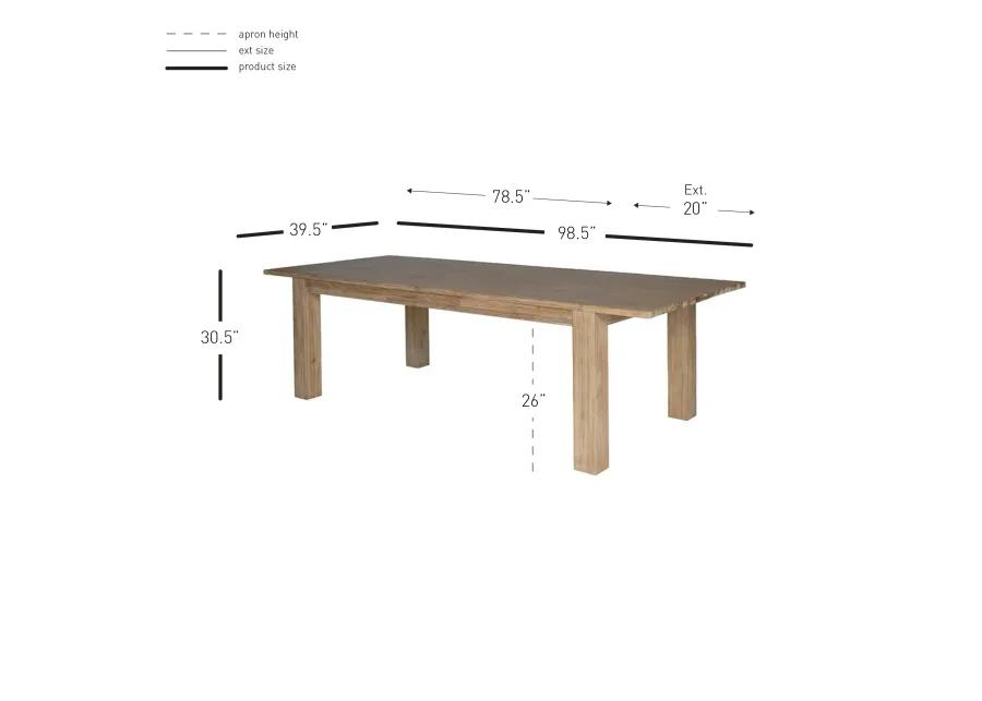 Bedford Butterfly Dining Table