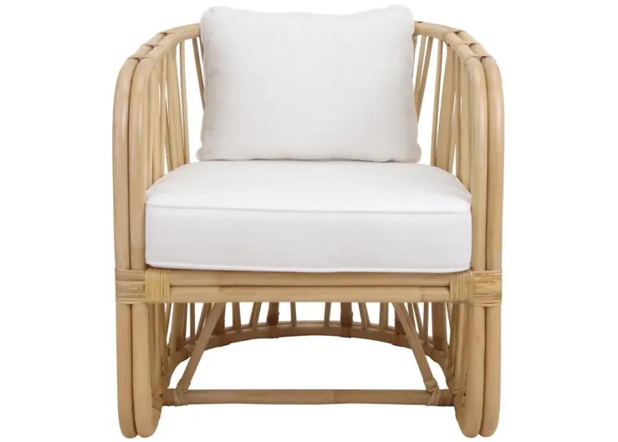 Shanaya Rattan Accent Arm Chair, Natural