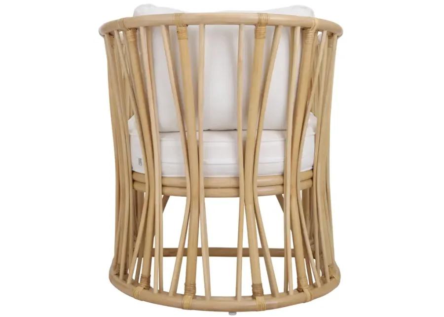 Shanaya Rattan Accent Arm Chair, Natural