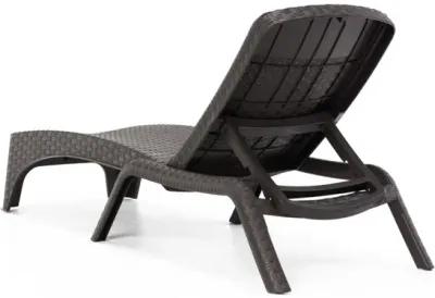 Roma Set of 2 Chaise Lounger-Brown