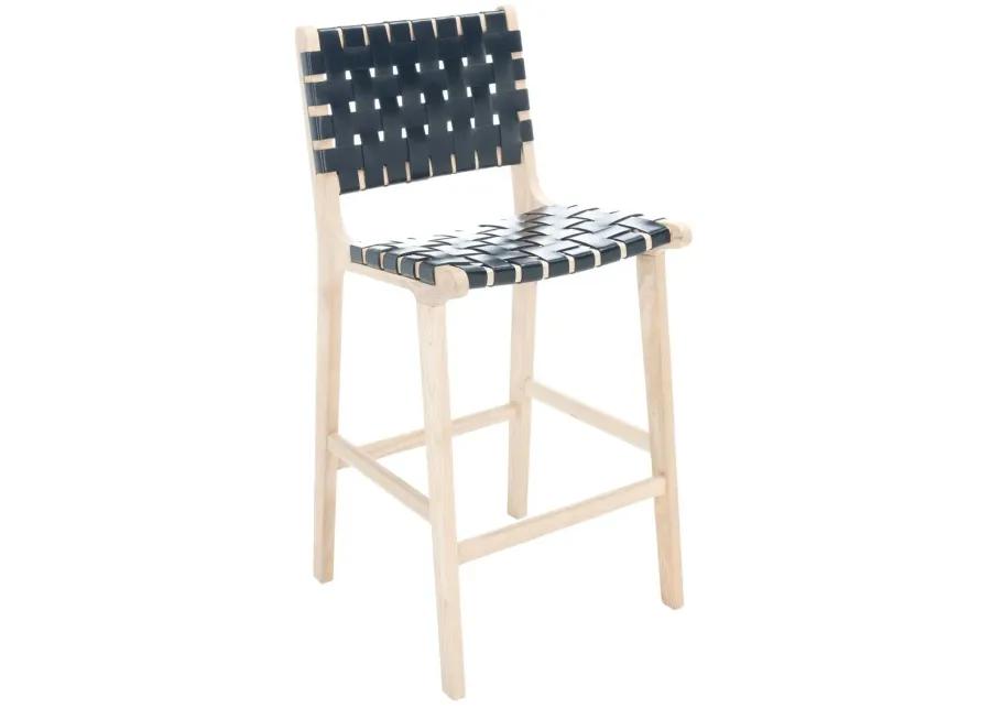 ADAH LEATHER COUNTER STOOL