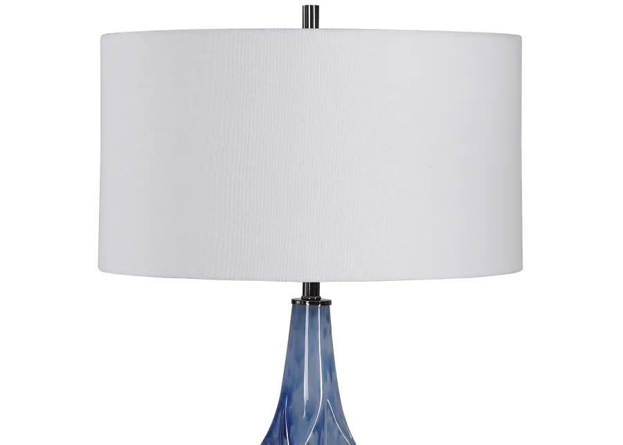 Everard Blue Table Lamp