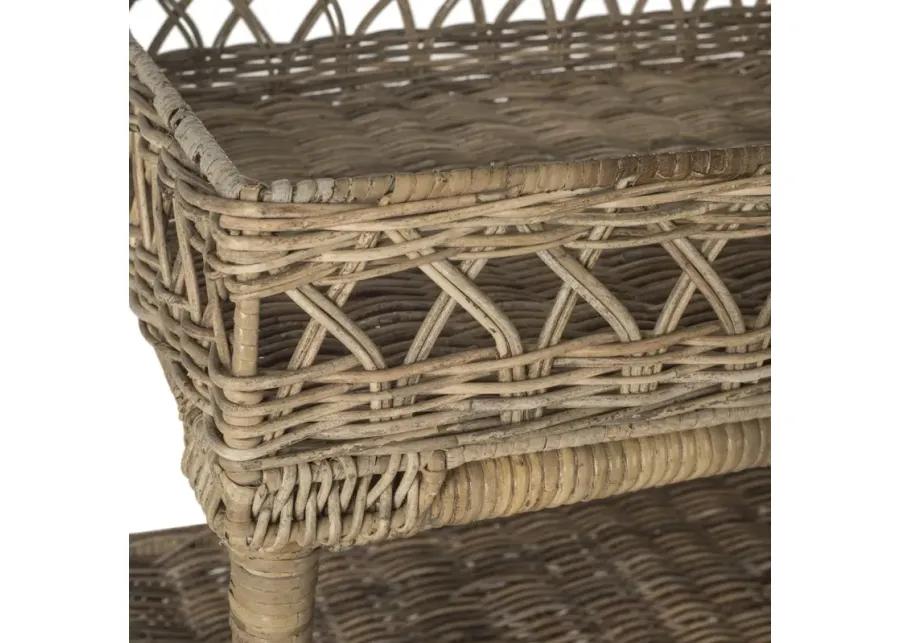 AJANI WICKER 3 TIER ACCENT TABLE 