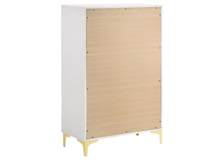 Kendall 5-drawer Chest White