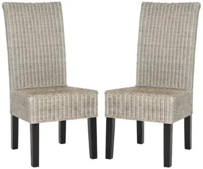 ARJUN 18''H WICKER DINING CHAIR - Set of 2