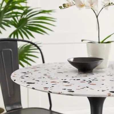 Lippa 28" Round Terrazzo Dining Table