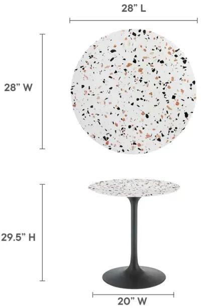 Lippa 28" Round Terrazzo Dining Table