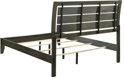 Serenity Eastern King Panel Bed Mod Grey