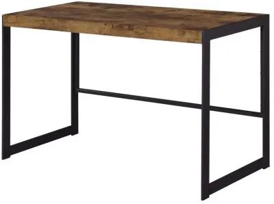 Alene Writing Desk Antique Nutmeg And Gunmetal