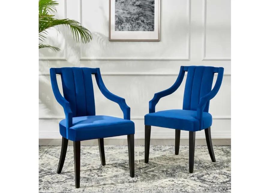 Virtue Performance Velvet Dining Chairs - Set of 2