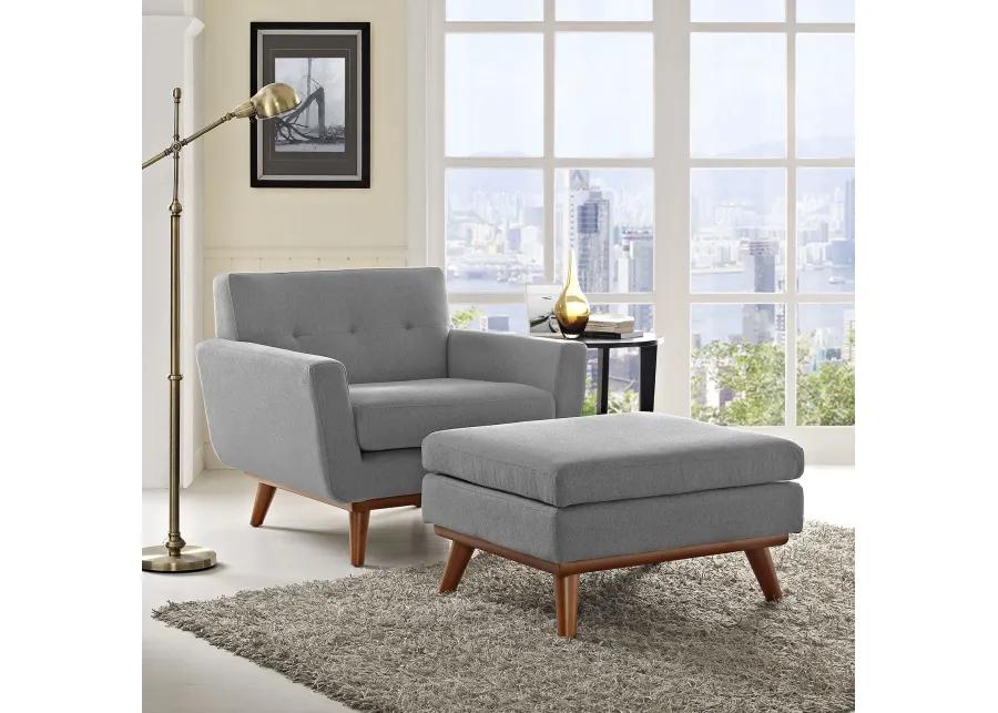 Engage 2 Piece Armchair and Ottoman