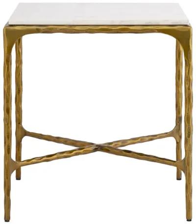 Seville Forged Accent Table - Antique Brass