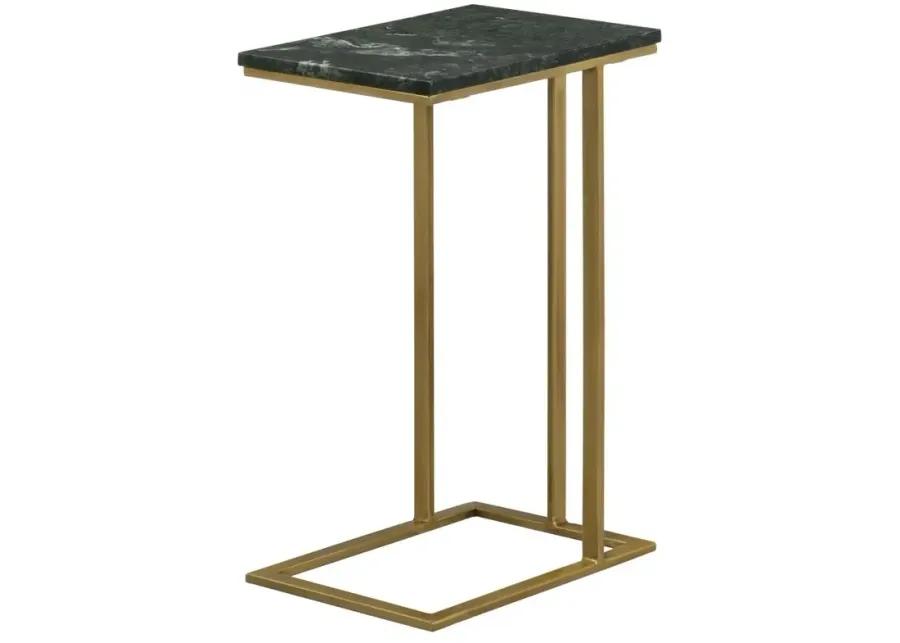 Vicente Accent Table with Marble Top Grey