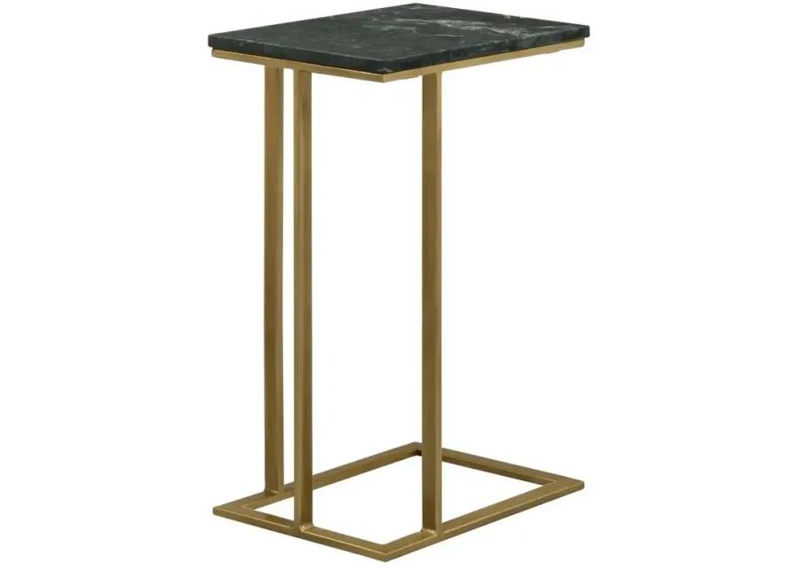 Vicente Accent Table with Marble Top Grey