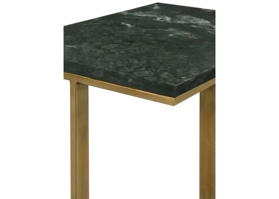 Vicente Accent Table with Marble Top Grey