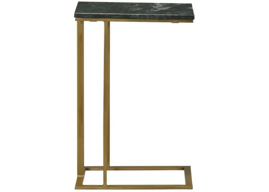 Vicente Accent Table with Marble Top Grey