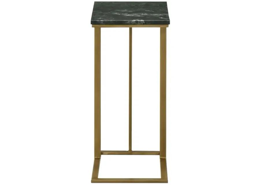 Vicente Accent Table with Marble Top Grey